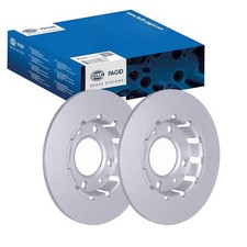 2x HELLA PAGID BREMSSCHEIBEN Ø249mm HINTEN passend für CITROËN C4 DS DS OPEL COR