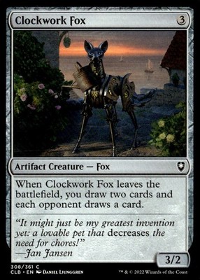 2022 Commander Legends: Battle for Baldur's Gate Clockwork Fox