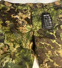 MIL-TEC Military US BDU field pants WASP camouflage trousers adjust waist XXL NW