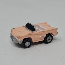 Micro Machines 1987 Galoob 1958 Ford Thunderbird Convertible Peach Vtg Car