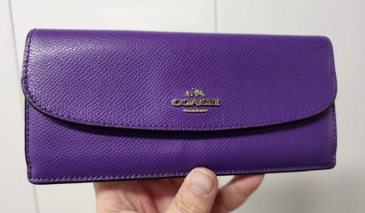 小物 Y2K Coach Signature Long Wallet Lavender Coach Lavender In Women's Wallets for sale | eBay