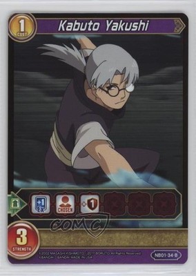 2019 Naruto Boruto Card Game: & Shippuden Set Kabuto Yakushi #NB01-34-B