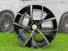 4X R20 Pouce 5X112 VW Estoril Style Noir Poli Roues : Pour Passat Arteon