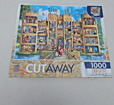 Master Pieces Cutaway 1000 pc Castle Puzzle EZ Grip Large Pieces No Easel