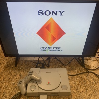 Sony PlayStation 1 PS1 Console Bundle w/ 1 Controllers - SCPH-7501 - Tested