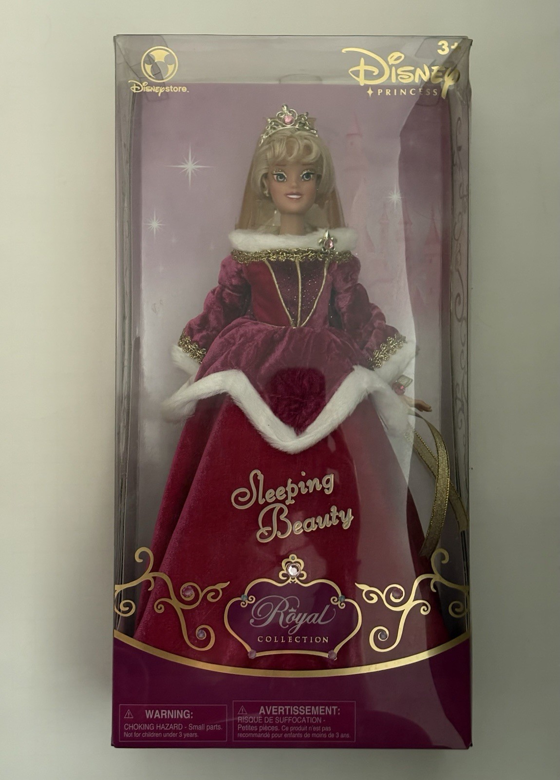Disney Store Princess Aurora Sleeping Beauty Doll - Royal Collection
