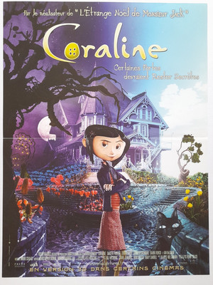   Coraline (2009) French Mini Affiche  Original 3D Cinema Poster   Henry Selick