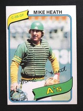 1980 TOPPS MIKE HEATH #687