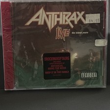 Anthrax Live The Island Years New Factory Sealed W/ Hype Sticker