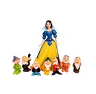 Snow White and Seven Dwarfs Set Of 8 Figures Small Decorations Cake Topper Toys