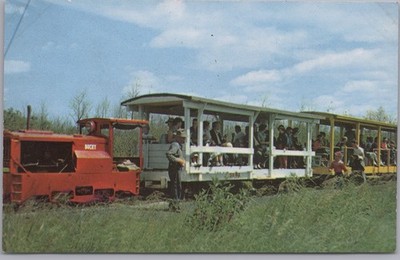 Soo Junction, Mich., The Toonerville Trolley & Tahquamenon Falls River Trip-1954
