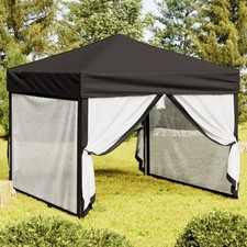 Image of Folding Party Tent with Sidewalls Pavilion Marquee Multi Colours/Sizes vidaXL