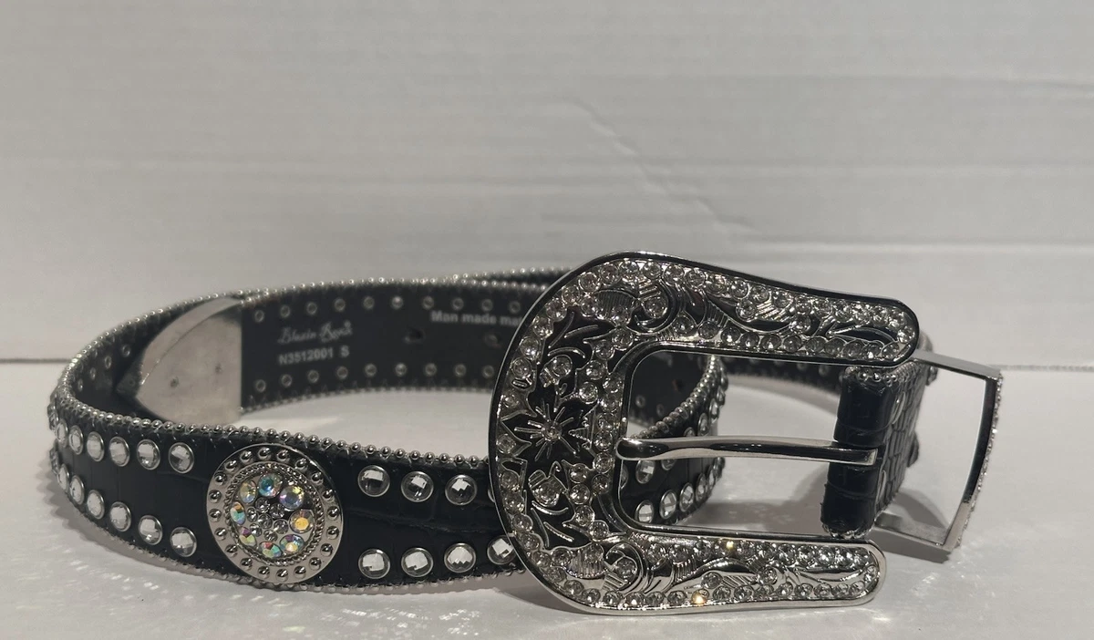 EUC Blazin Roxx belt, size medium, bling and colored stones,silver ton hardware Women main image 4