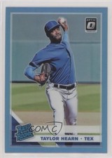 2019 Donruss Optic Rated Rookies Carolina Blue Prizm 9/50 Taylor Hearn #54 n1u