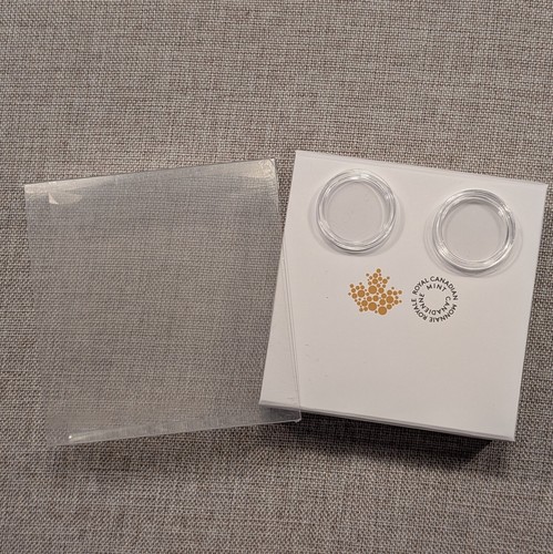 Royal Canadian Mint Special Wrap Loonie Roll Presentation Case - No Coins