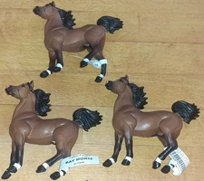 x3 Safari ltd. 1997 bay horse brand new with tags