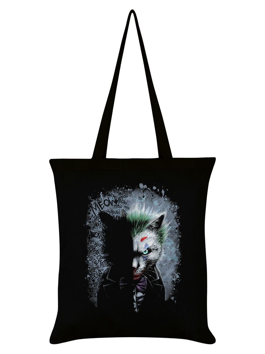 Horror Cats Meow, Meow, Meow! Black Tote Bag