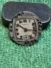 Untested Orvin Woman’s Watch Dial And Movement For Parts Or Repair