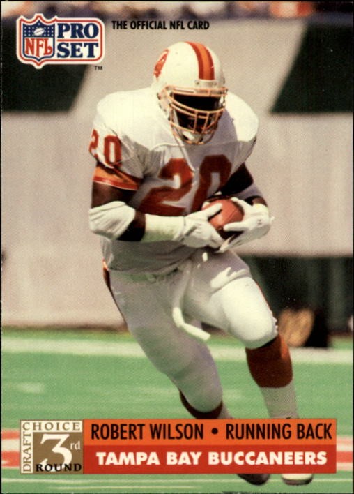1991 Pro Set #809 Robert Wilson RC - FB