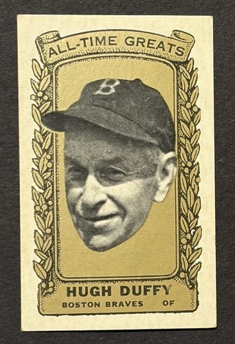 Hugh Duffy [Silver] #33 1963 Bazooka All Time Greats card