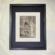 Reginald Marsh "Star Burlesk" CUSTOM FRAMED Art