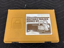Master Lock No. 290 Rekeyable Padlock Service Kit Locksmith Pins Case