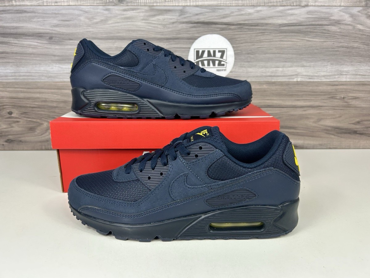 Nike Air Max 90 Obsidian Lightening Yellow DM0029 401 NEW Men's