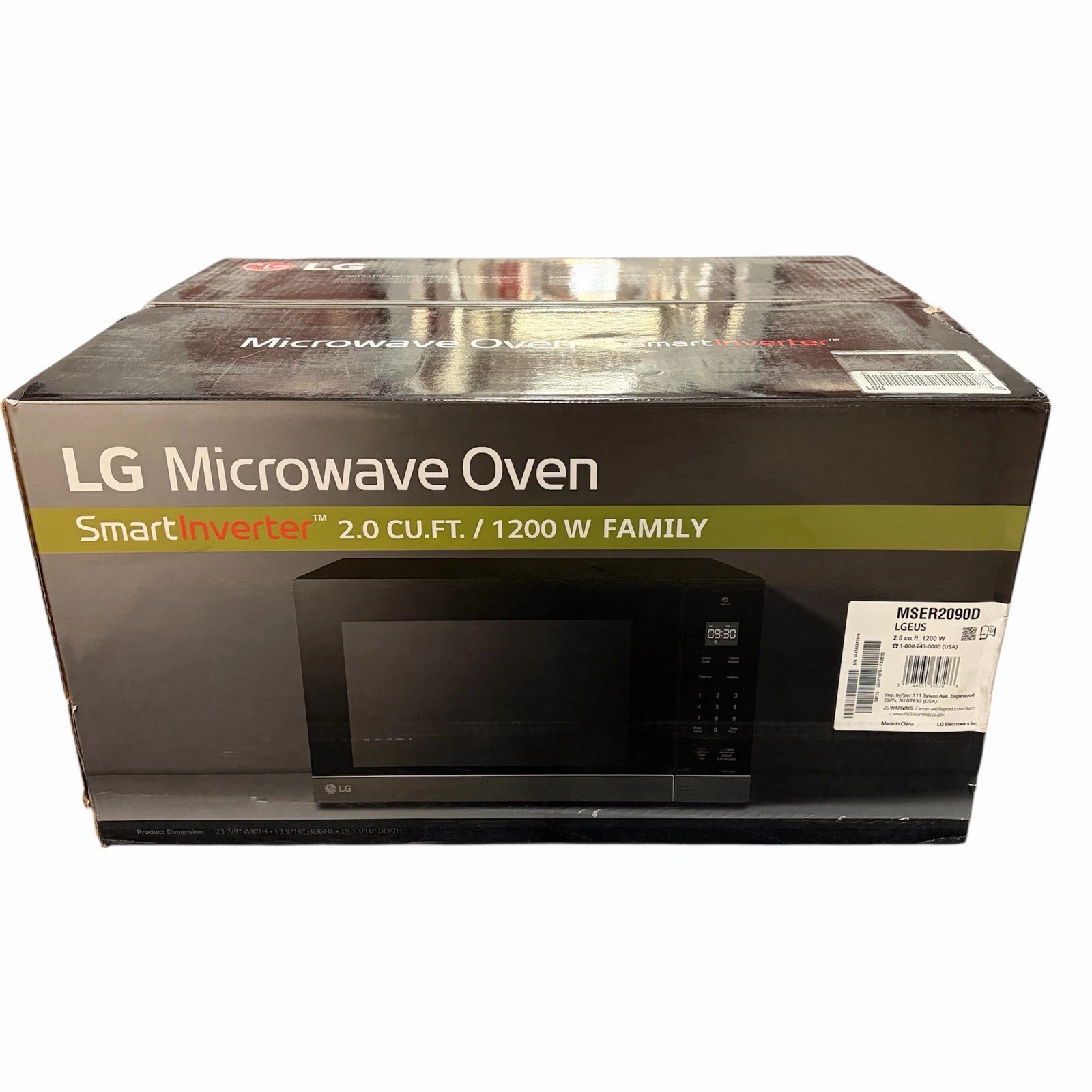 LG NeoChef 2.0 Cu Ft Countertop Microwave 1200 Watts LMC2075ST W/ Smart Inverter
Opens in a new wind