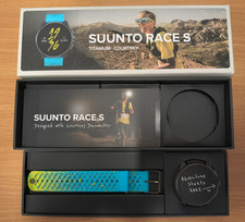 Suunto Race S Titanium GPS Sports Watch - Courtney Blue Band