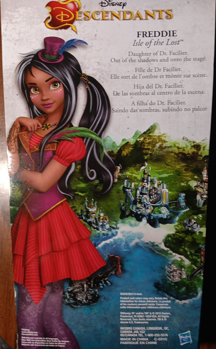Disney Descendants Freddie Isle of the Lost 11in Fashion Doll w/ Outfit NIB
