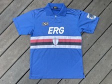 SAMPDORIA 1993/1994 VINTAGE FOOTBALL SHIRT SOCCER JERSEY HOME ASICS SIZE L VTG