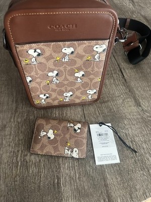 Coach Sullivan Snoopy Crossbody Bag Peanuts Handbag & Matching Wallet