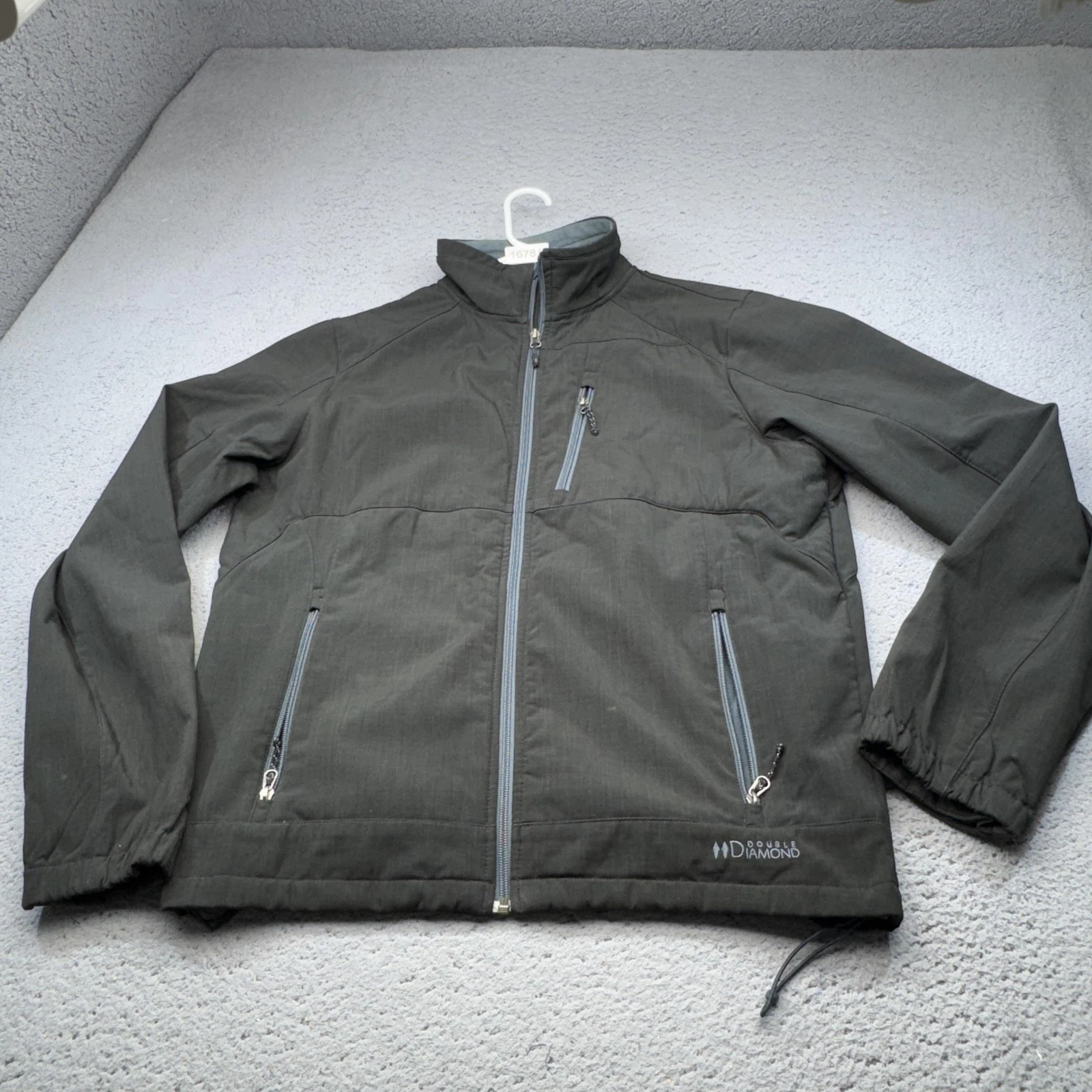 Black Diamond Jacket Mens Large Gray Quilted Softshell Lined Insulated Pockets
Opens in a new window