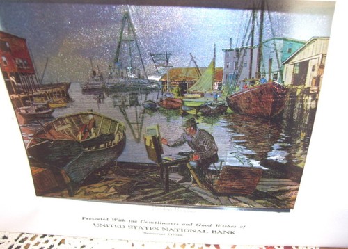 Four Vintage Sea Port Prints by Lionel Barrymore - Picture 2 of 6