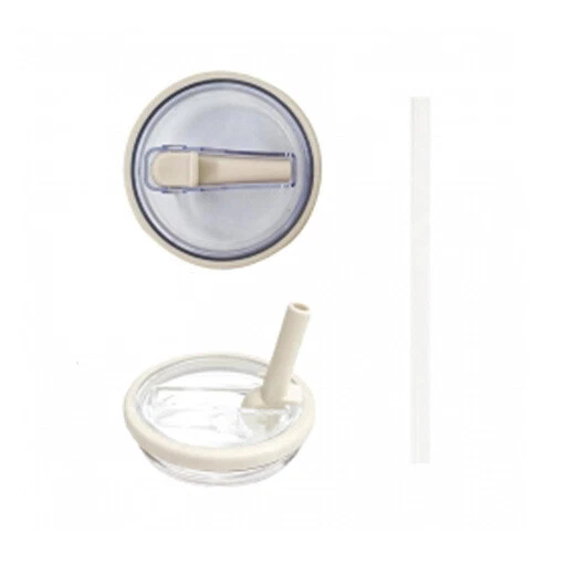 Tumbler Flip Straw Lid for 40oz Stanley Lid Reusable Tumbler Cover Straw Lid