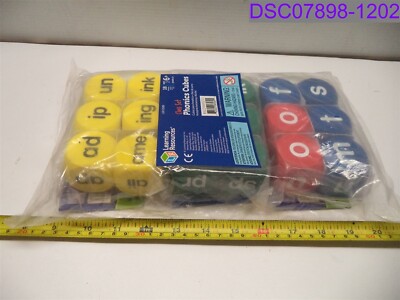 Learning Resources Class Set Phonics Cubes Set of 18 765023085891