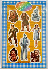 Vintage WIZARD OF OZ STICKERS Movie Photo Dorothy Toto Scarecrow Tin Man Lion