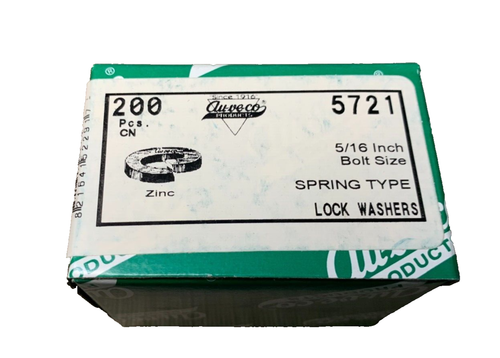 200 Auveco 5721 5/16" cerradura lavadora zinc - Imagen 3 de 3