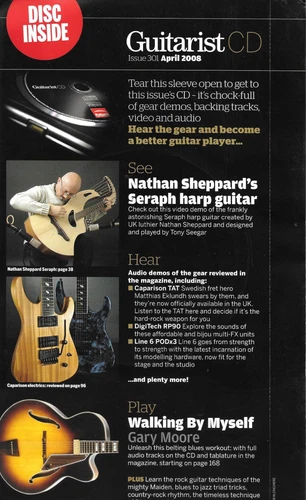 Guitarist Issue 301 april 2008 Guitar DVD/CD