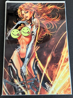 Guns and Angels (Merc) #1 Jamie Tyndall Naughty Virgin Variant (NM) METAL!