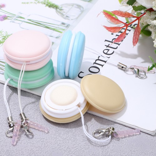 4 Pcs Macaron Shaped Practical Decorative Pendants Mobile Phone Screen Cleaners - Afbeelding 10 van 11