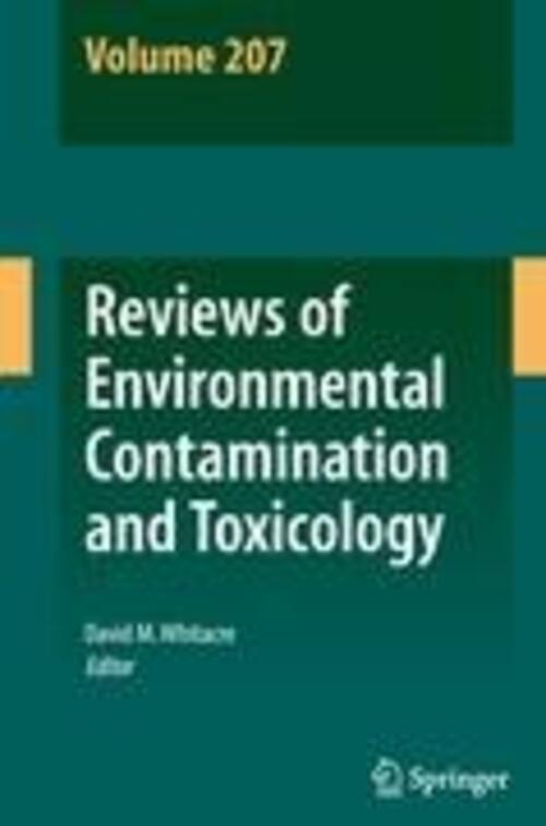 David M. Whitacre | Reviews Of Environmental Contamination And