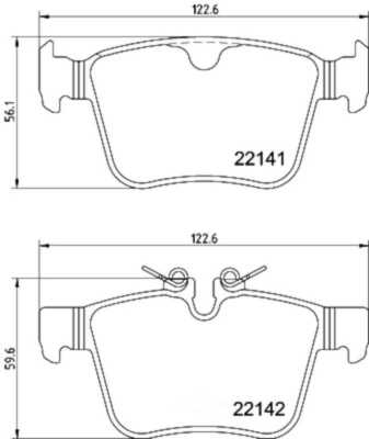 Disc Brake Pad Set Hella-PAGID 355037931