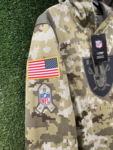 Pull à capuche homme petit Nike On Field Las Vegas Raiders Salute to Service NEUF - Photo 4/12