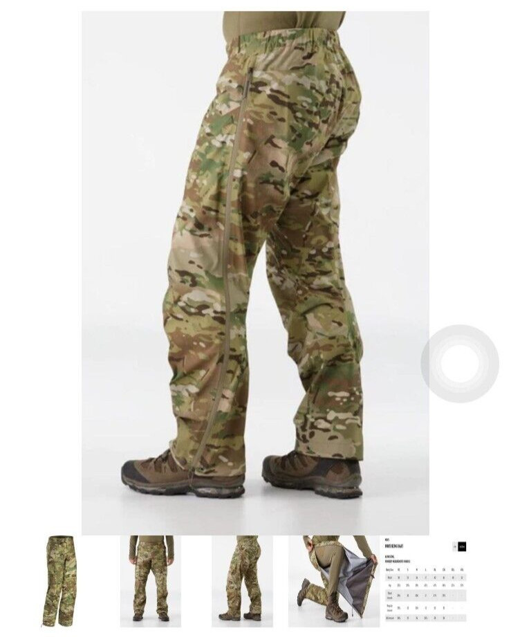 Brand New Arc'teryx Leaf Alpha LT Gore-Tex Pants, Multicam, Medium, Reg image 3