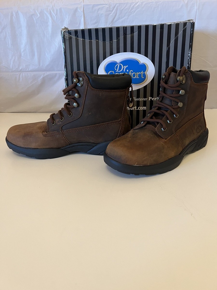 NEW DR COMFORT BOSS MENS WORK BOOT 9520 CHESNUT SZ 9.5 W  display picture 2