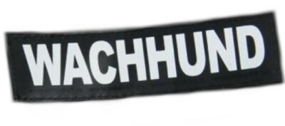1 Paar Julius K9-Logos ''Wachhund'' groß