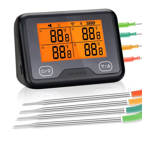 Inkbird Bratenthermometer WiFi Bluetooth Grill Fleischthermometer Küche Werkzeug - Bild 7 von 8