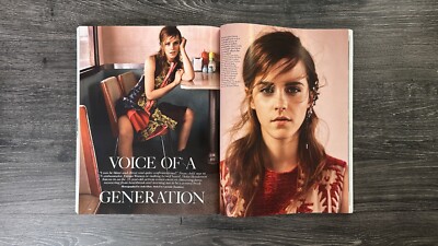 VOGUE UK SEPTEMBER 2015 | Emma Watson - Voice of a Generation | eBay