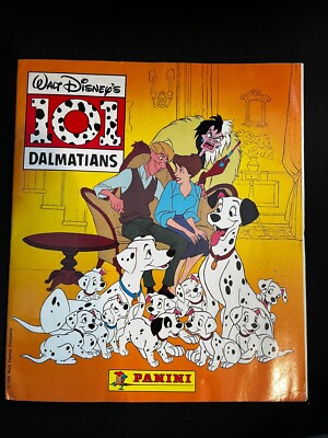 LEERES LEERALBUM + 6 AUFKLEBER PANINI 101 DALMATINER 1995 DISNEY SAMMLER SELTEN